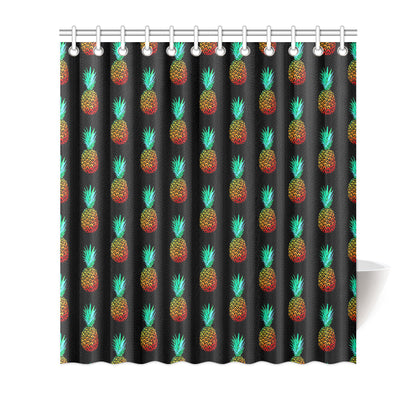 Pineapple Pattern Print Design A05 Shower Curtain