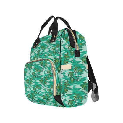 Palm Tree Pattern Print Design A01 Diaper Bag Backpack