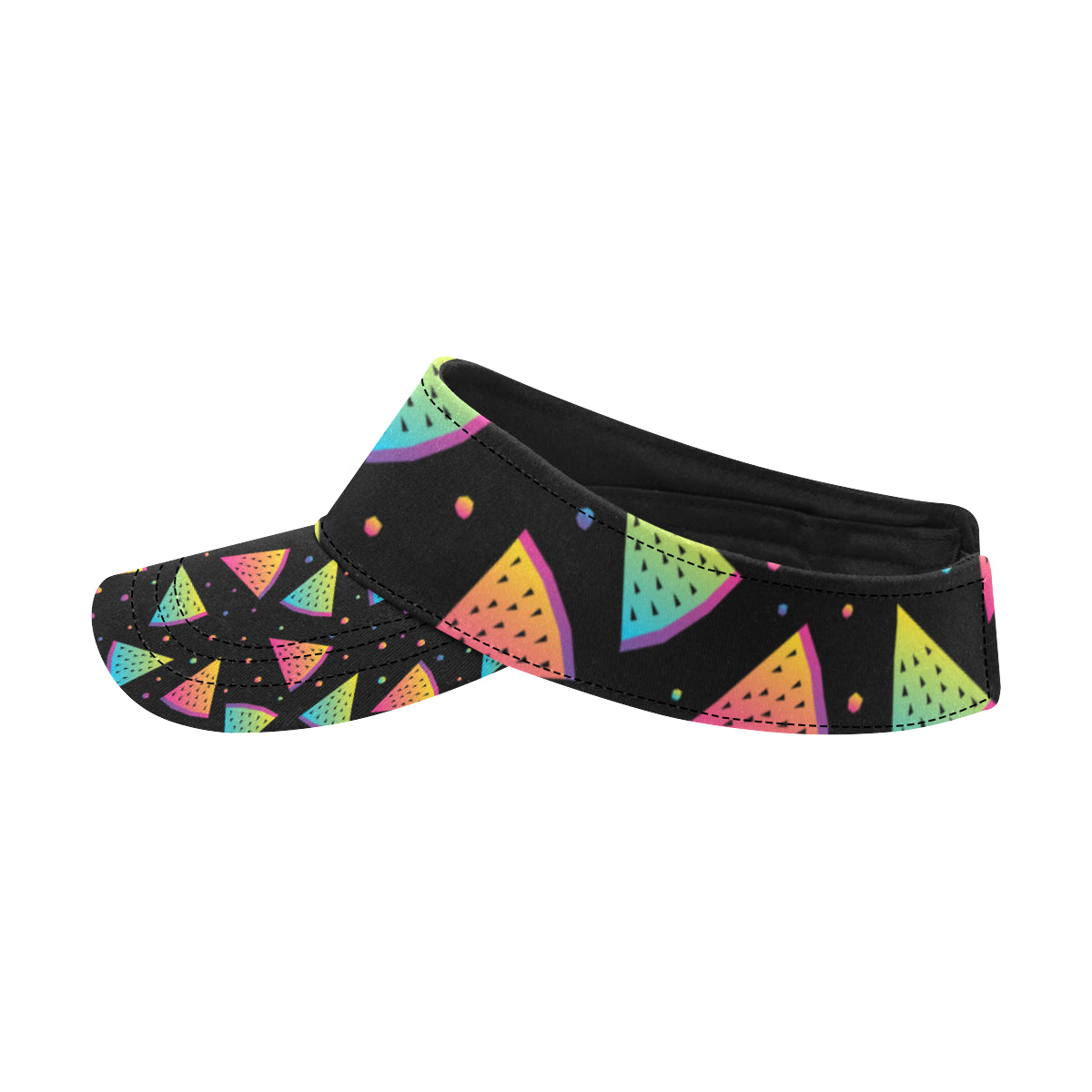 Rainbow Watermelon Pattern Print Design A04 Unisex Sun Visor