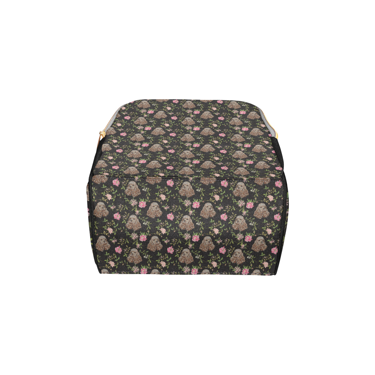 Cocker Pattern Print Design 03 Diaper Bag Backpack