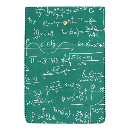 Math Pattern Print Design 01 Women's Trifold Wallet