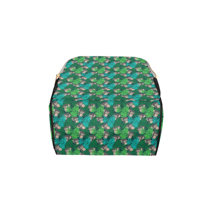 Chimpanzee Pattern Print Design 01 Diaper Bag Backpack
