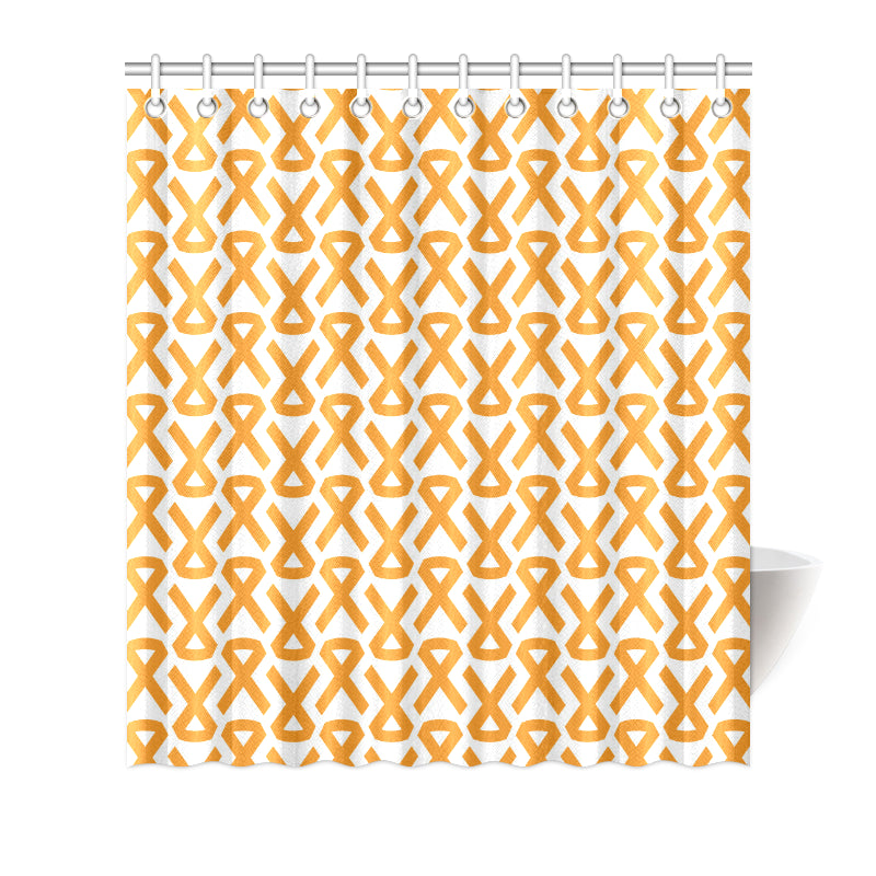 Appendix cancer Pattern Print Design 02 Shower Curtain