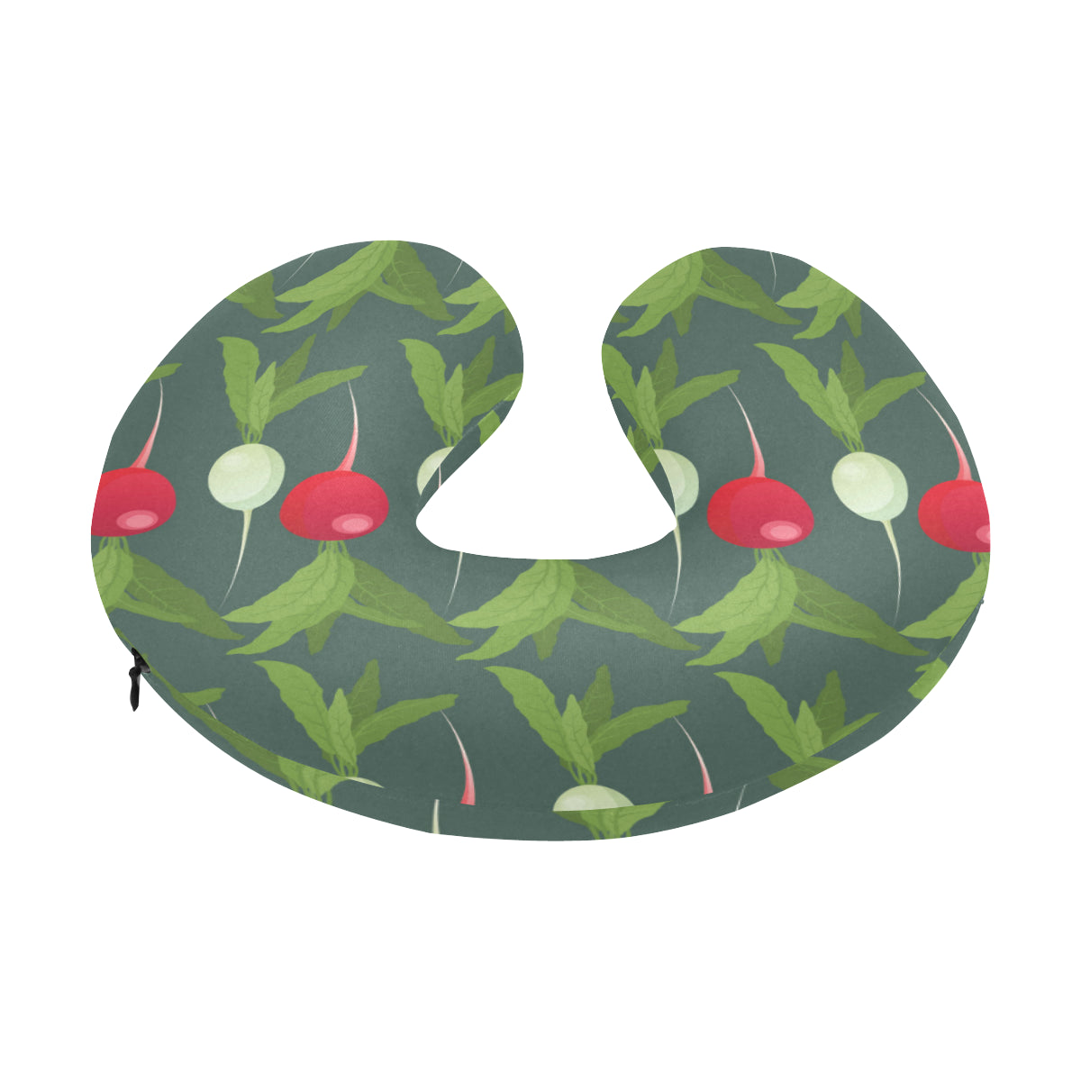 Radish Pattern Print Design A03 U-Shaped Travel Neck Pillow