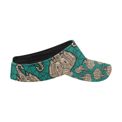 Boho Head Elephant Unisex Sun Visor