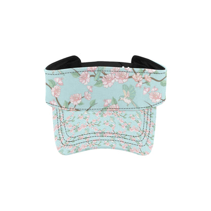 Cherry Blossom Pattern Print Design 02 Unisex Sun Visor