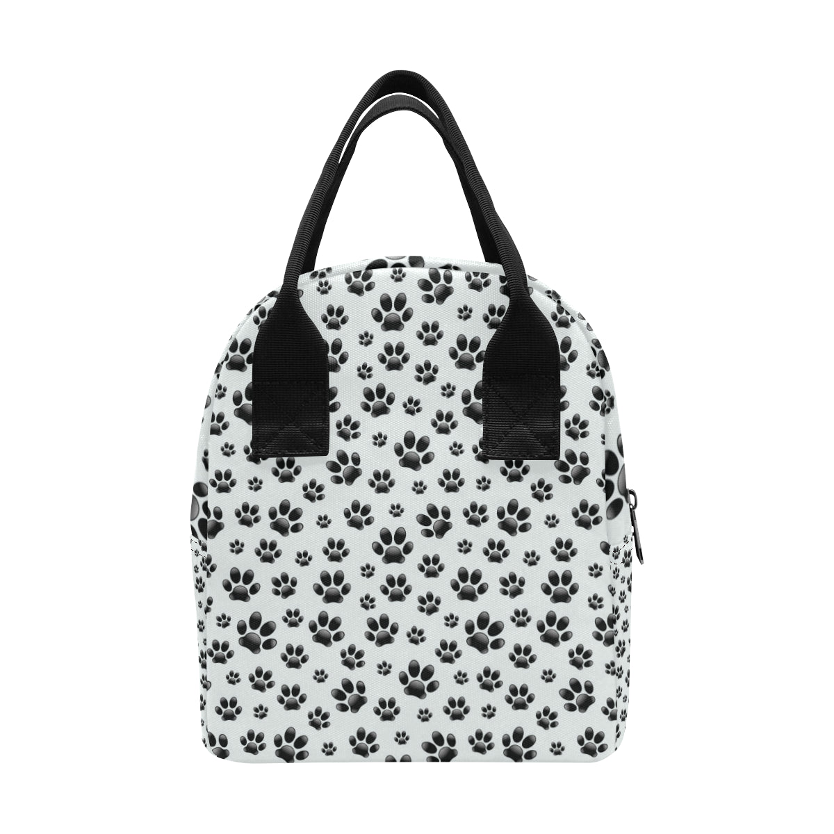 Paw Themed Print Insulated Lunch Bag