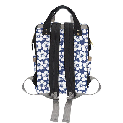 Hibiscus Pattern Print Design HB013 Diaper Bag Backpack