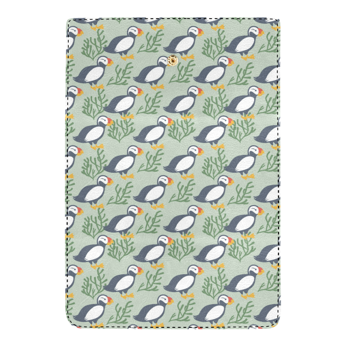 Puffin Pattern Print Design A04 Women's Trifold Wallet