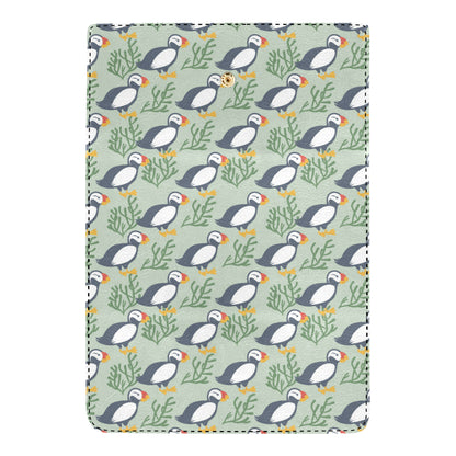 Puffin Pattern Print Design A04 Women's Trifold Wallet