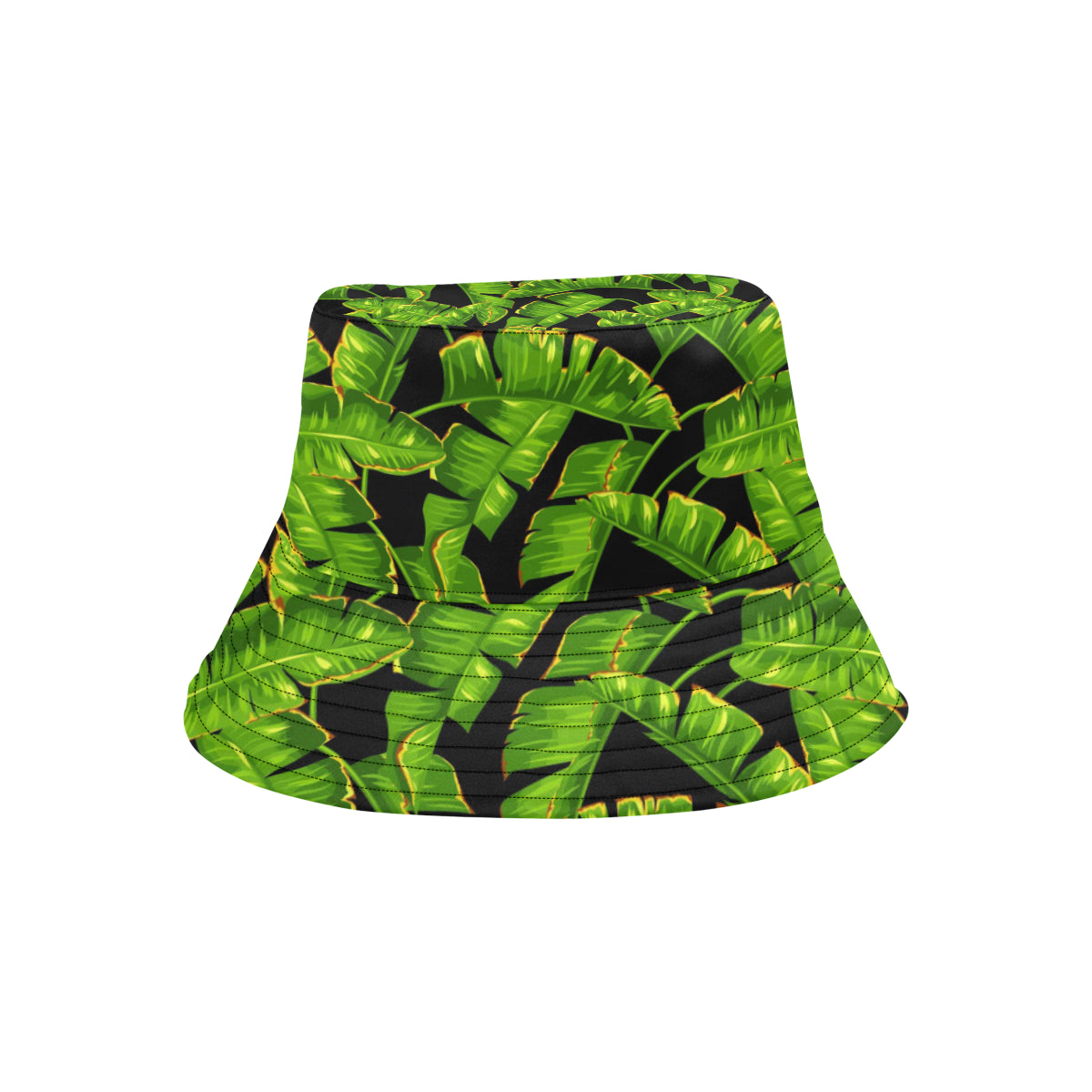 Banana Leaf Pattern Print Design BL06 Unisex Bucket Hat