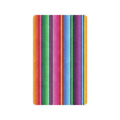 Mexican Blanket Colorful Print Pattern Rubber Doormat