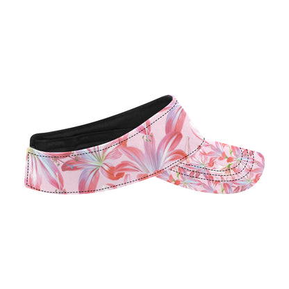 Amaryllis Pattern Print Design 02 Unisex Sun Visor