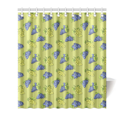 Grape Pattern Print Design GP08 Shower Curtain