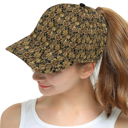 Steampunk Gear Design Themed Print Snapback Cap