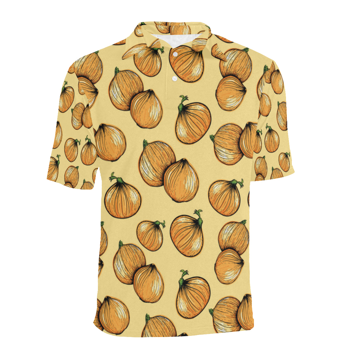 Onion Pattern Print Design A04 Men Polo Shirt