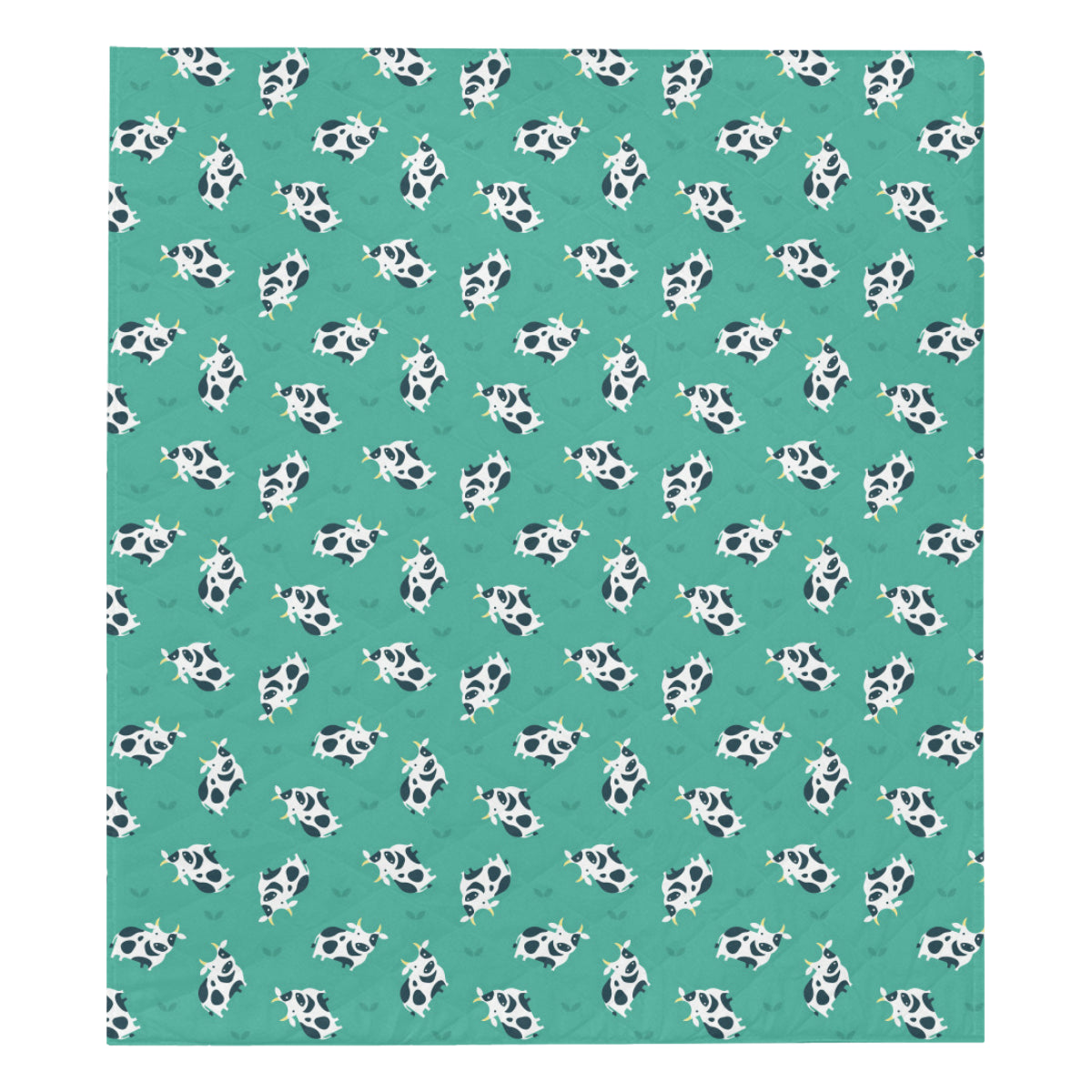 Cow Pattern Print Design 03 Premium Quilt