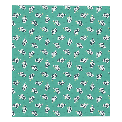 Cow Pattern Print Design 03 Premium Quilt