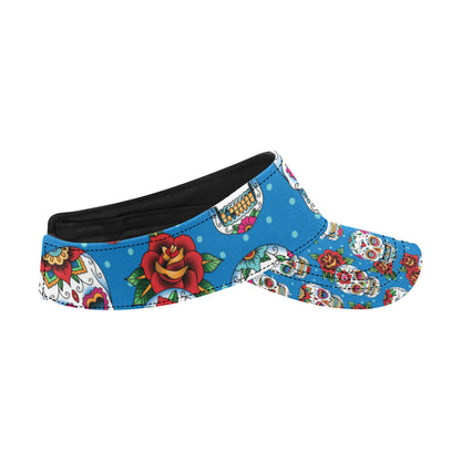 Sugar Skull Rose Pattern Unisex Sun Visor