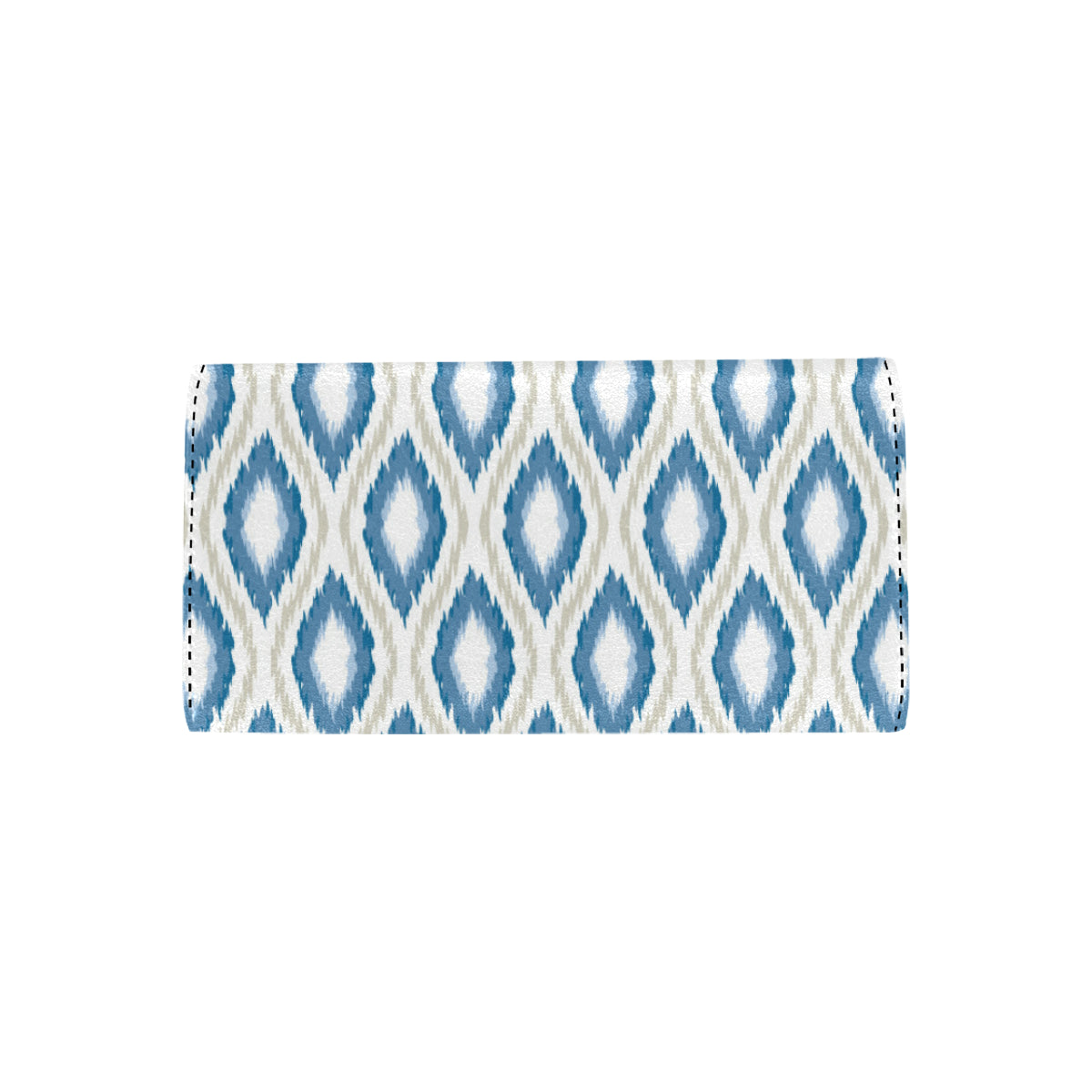 Ikat Pattern Print Design 02 Women's Trifold Wallet