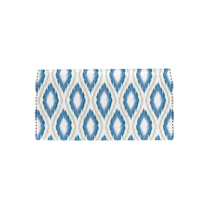 Ikat Pattern Print Design 02 Women's Trifold Wallet