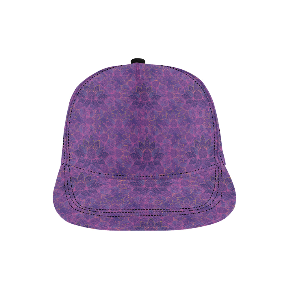Bohemian Lotus Mandala Style Snapback Cap