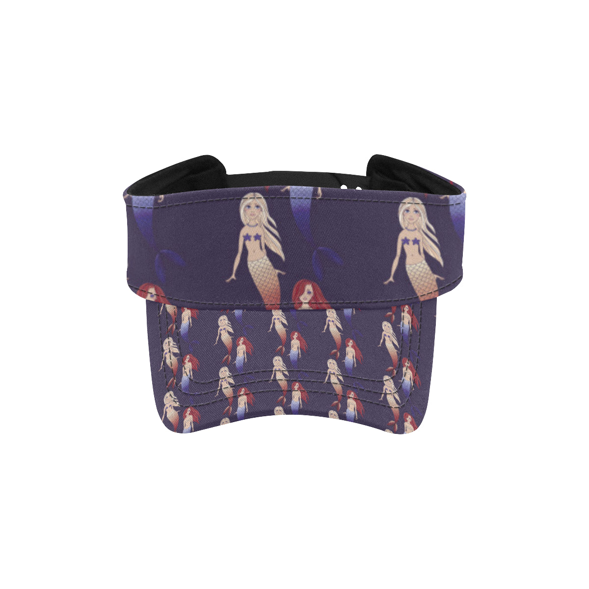 Mermaid Pattern Print Design 02 Unisex Sun Visor