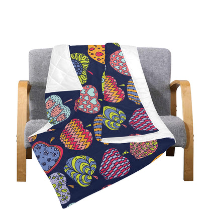 Apple Pattern Print Design AP05 Premium Quilt