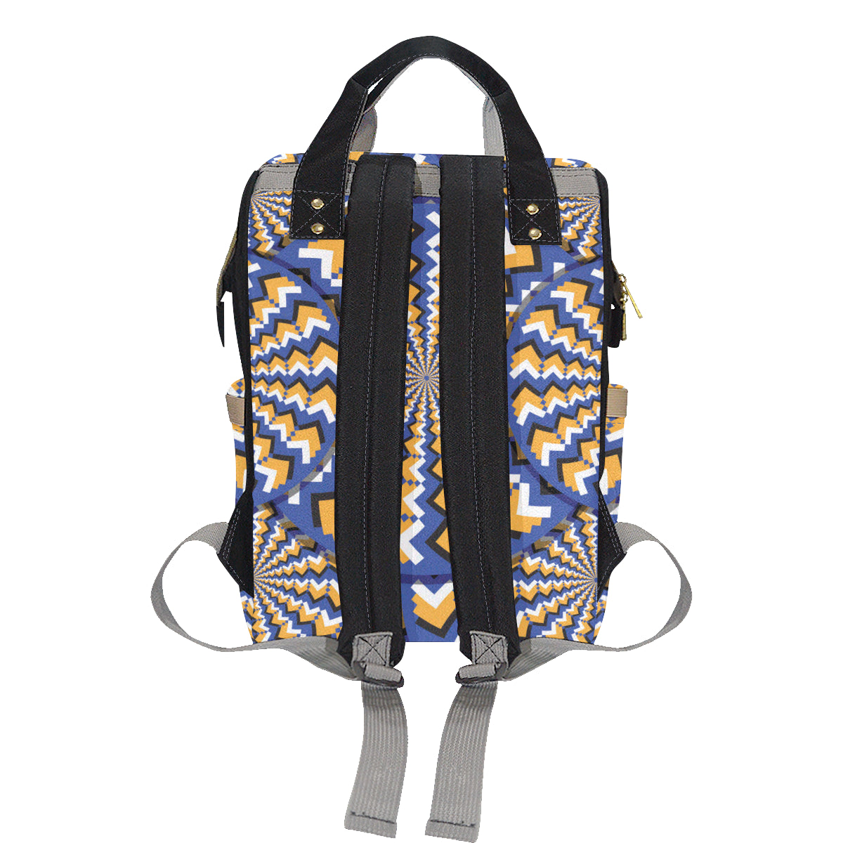 Optical illusion Pattern Print Design A01 Diaper Bag Backpack
