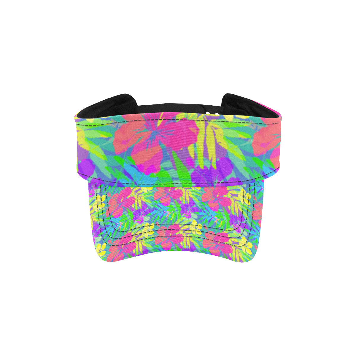 Neon Tropical Pattern Print Design A03 Unisex Sun Visor