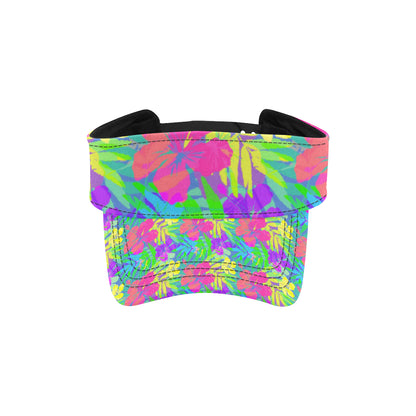 Neon Tropical Pattern Print Design A03 Unisex Sun Visor