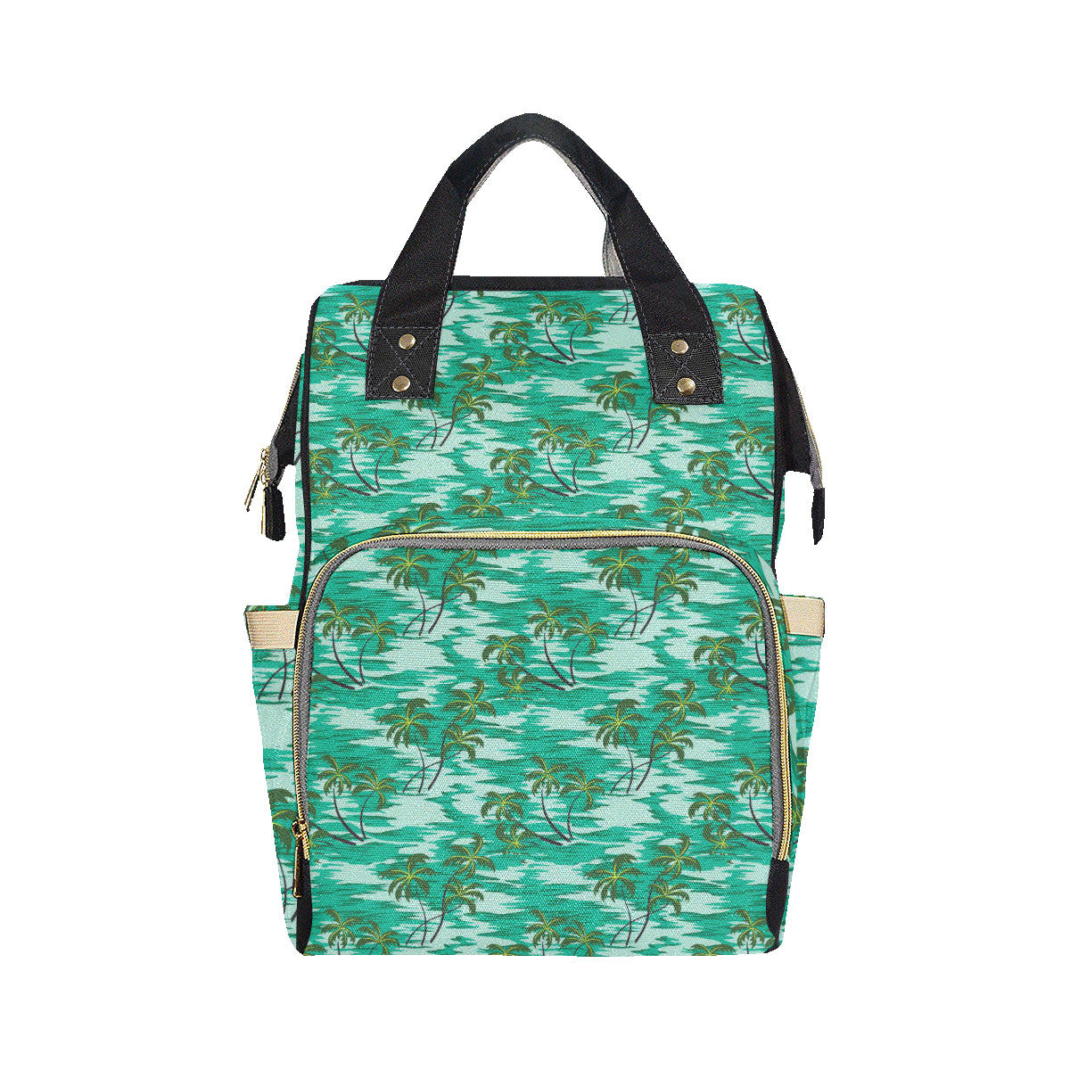 Palm Tree Pattern Print Design A01 Diaper Bag Backpack