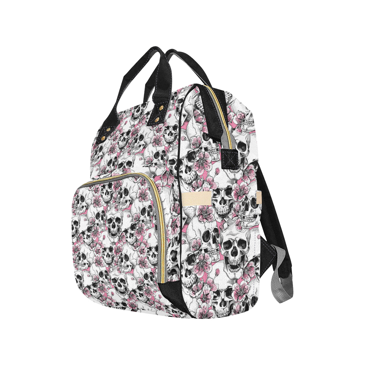 Cherry Blossom Pattern Print Design CB03 Diaper Bag Backpack