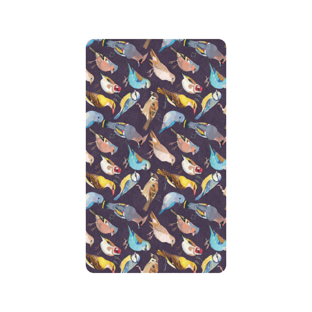 Bird Cute Print Pattern Rubber Doormat