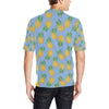 Pineapple Pattern Print Design A04 Men Polo Shirt