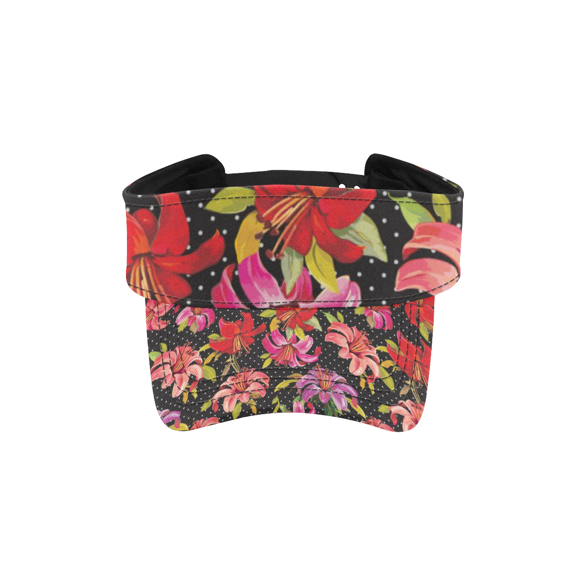 Lily Pattern Print Design LY012 Unisex Sun Visor