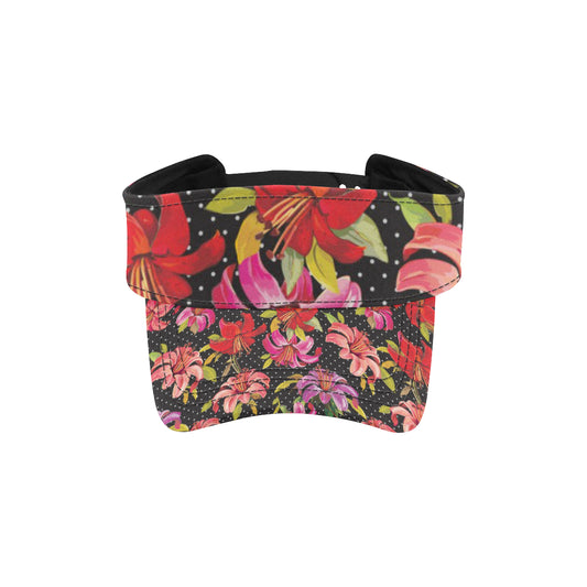 Lily Pattern Print Design LY012 Unisex Sun Visor