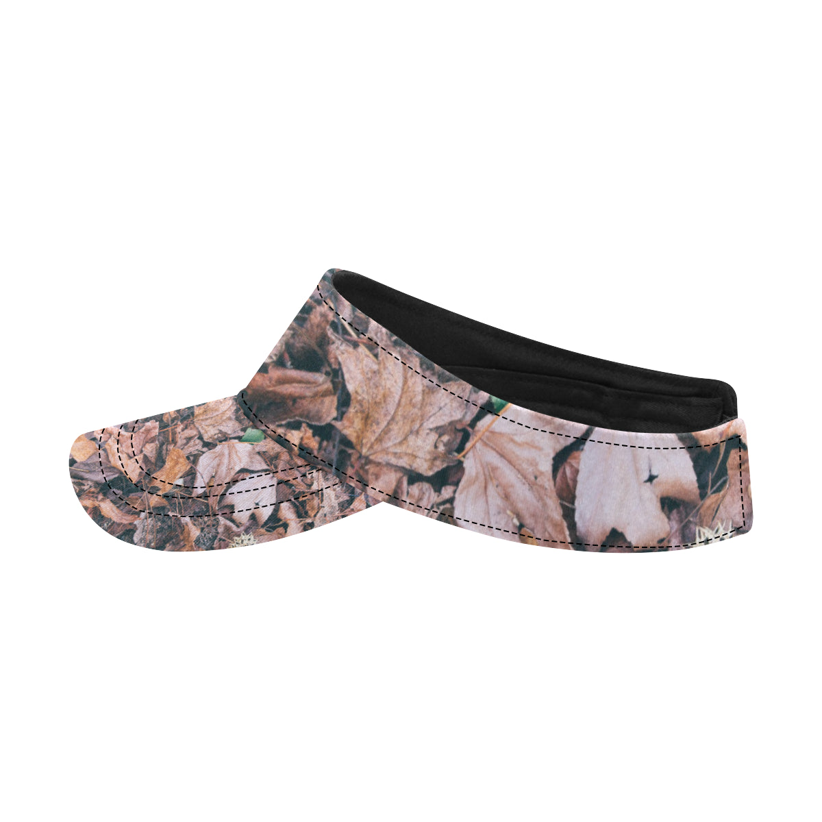 Camouflage Realistic Tree Leaf Print Unisex Sun Visor