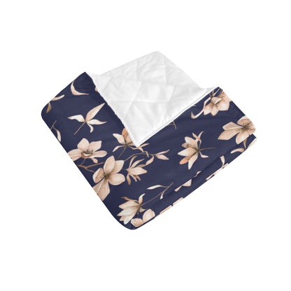 Beautiful Floral Pattern Premium Quilt