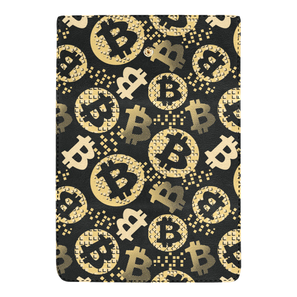 Bitcoin Pattern Print Design DO06 Women's Trifold Wallet
