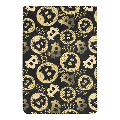 Bitcoin Pattern Print Design DO06 Women's Trifold Wallet