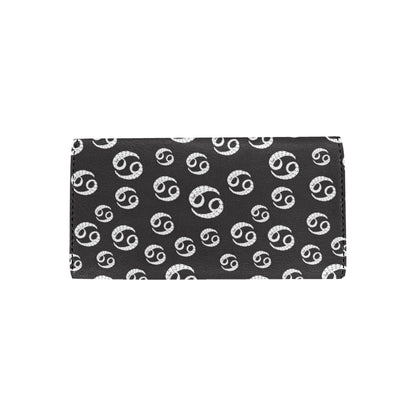 Cancer Zodiac Pattern Print Design 02 Women's Trifold Wallet