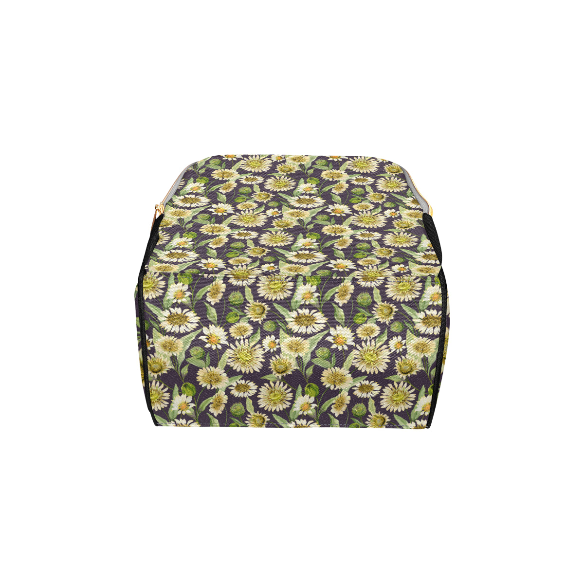 Daisy Vintage Print Pattern Diaper Bag Backpack