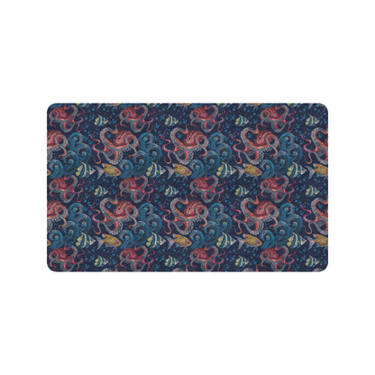 Octopus Deep Sea Print Themed Rubber Doormat