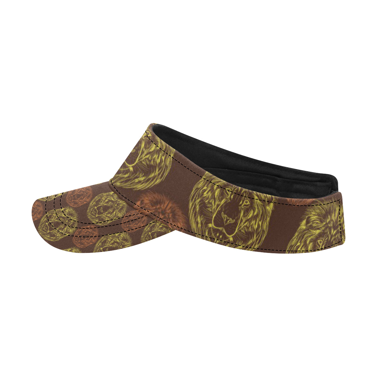 Lion Pattern Print Design 04 Unisex Sun Visor