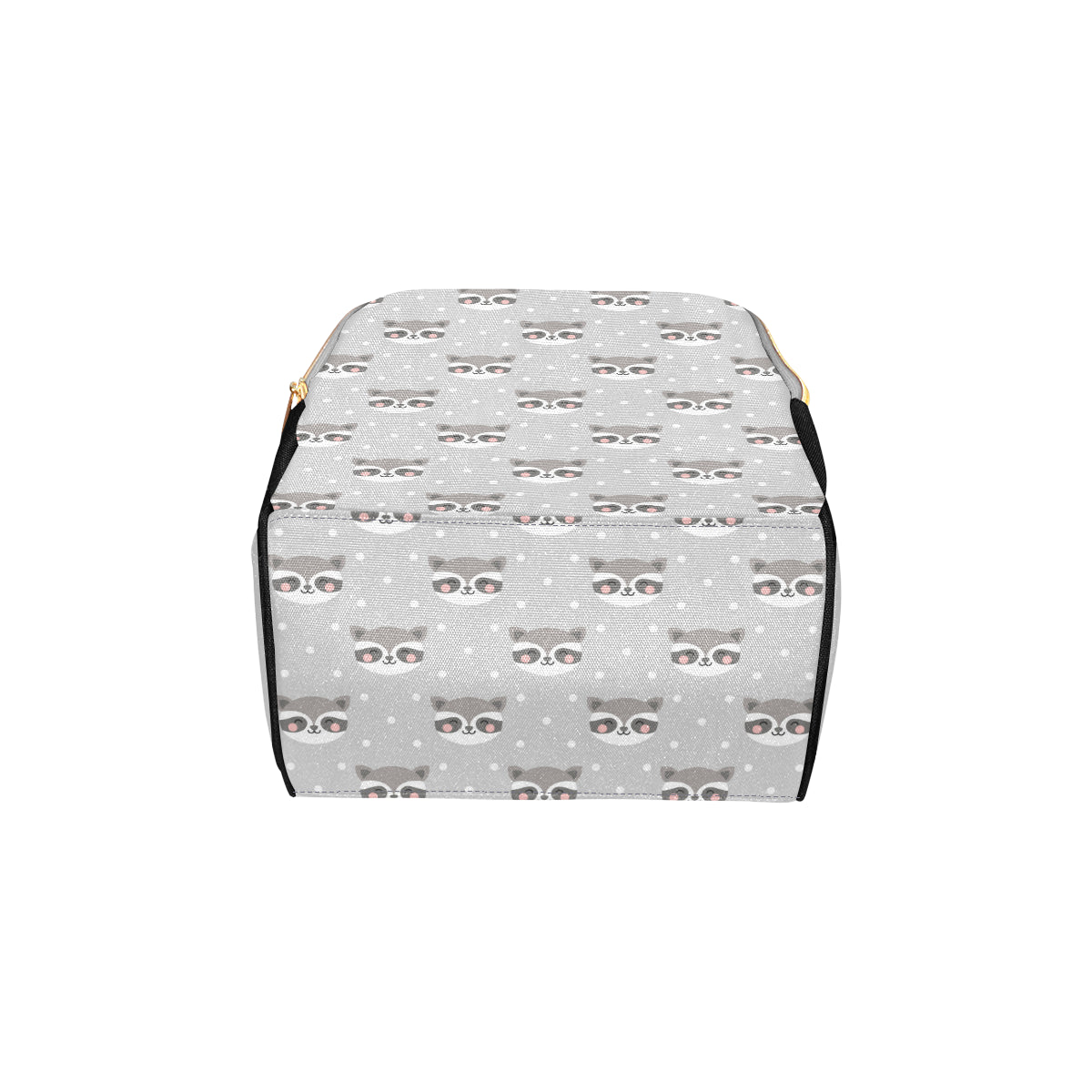 Raccoon Pattern Print Design A04 Diaper Bag Backpack