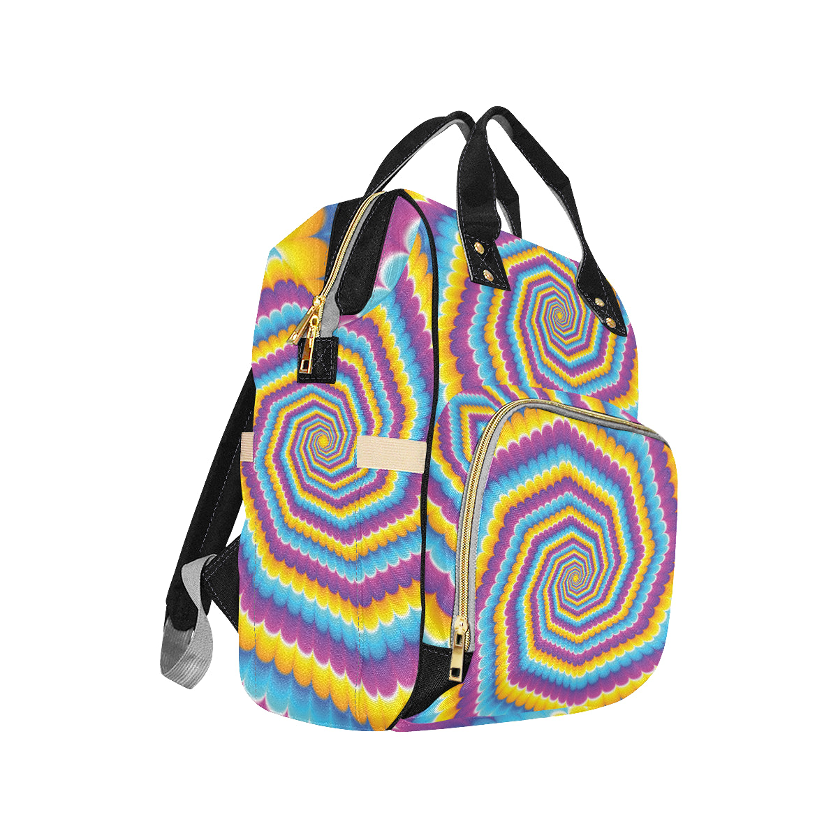 Optical illusion Pattern Print Design A04 Diaper Bag Backpack