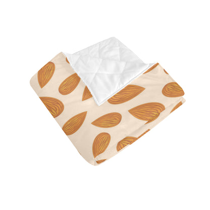 Almond Pattern Print Design 03 Premium Quilt