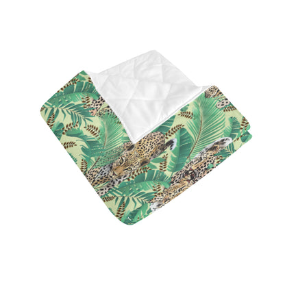 Leopard Pattern Print Design 03 Premium Quilt