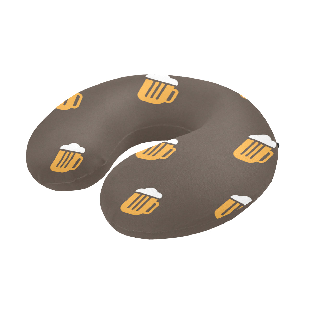 Beer Pattern Print Design 01 U-Shaped Travel Neck Pillow